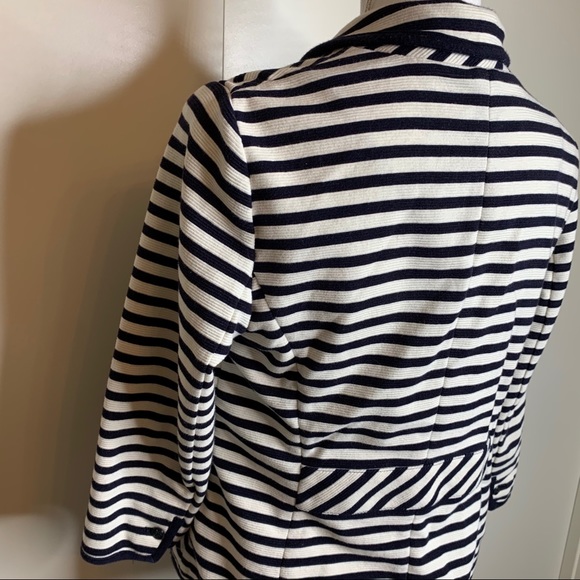TALBOTS  STRIPPED JACKET CARDIGAN - Picture 7 of 16